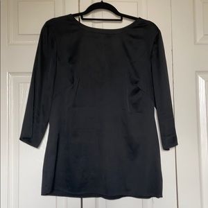 Banana Republic satin blouse with back detail